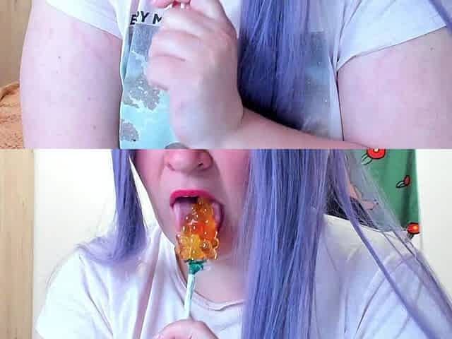 BBW Sucking Lollipop
