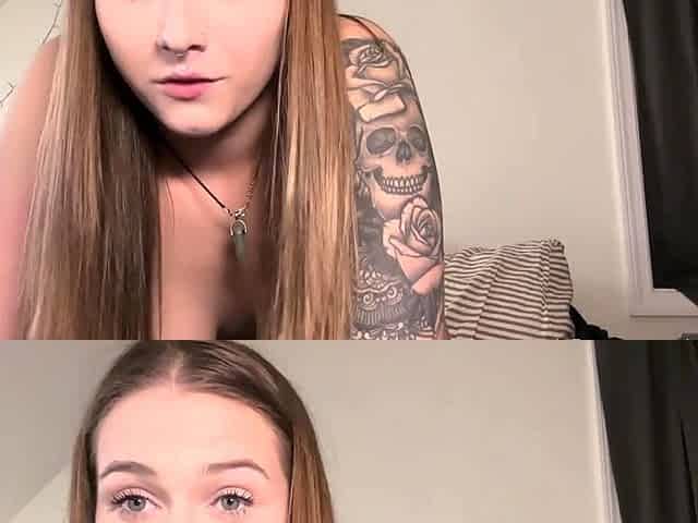 Cute amateur brunette naughty in solo jerking show on camera