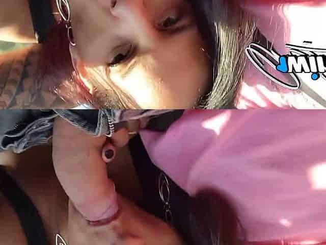 Amateur bj in the car, jism in mouth and hotwife action - hottest XXX!
