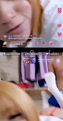 Blonde Venezuelan Lets Her Boyfriend Fuck Her Live While Doing a Tiktok Live