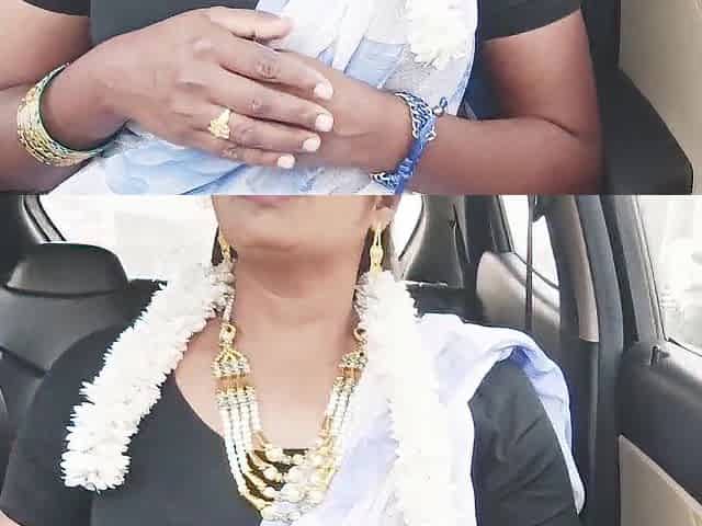 Bhabi car sex. Telugu dirty talks.