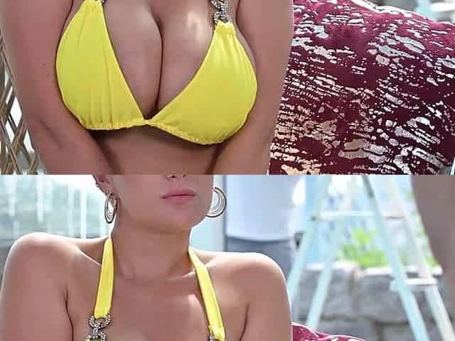Busty Blonde MILF Drives 2 Men Crazy