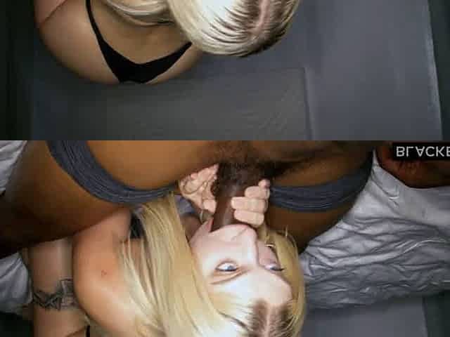 Blonde teen suck hard bbc cock till cum