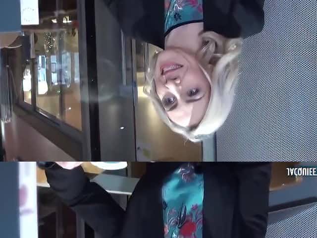 Black man is fucking a mature, blonde woman, Julie Francais, while her husband is working