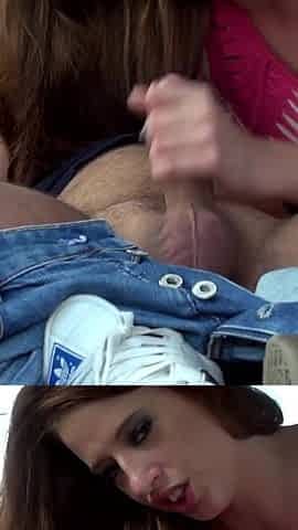 Sexy MILF with big ass gets fucked in the car and outdoor