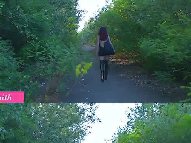 Jeny Smith masturbating in public