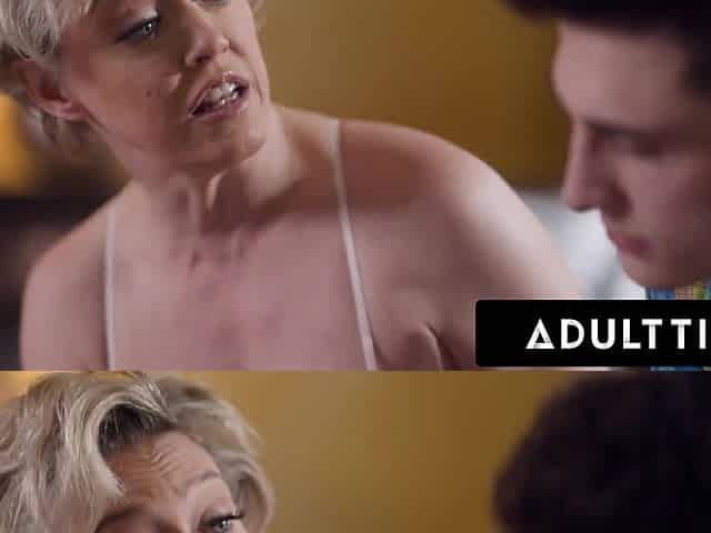 Dee Williams' Stepson Can't Take His Eyes Off His Stepmother's Big Tits!