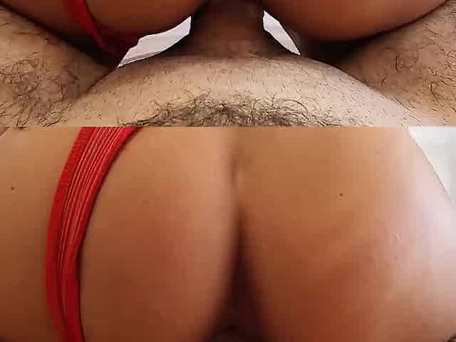 hawt butt latin chick riding jock and begging for creampie