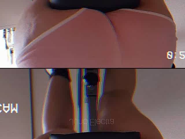 Fat Ass in Shorts on Bike