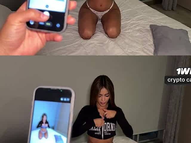 Tiny Latin babe's Sex tool and Oral job Play