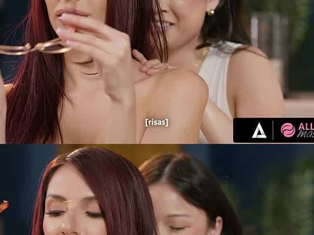 ALL GIRL MASSAGE - Friendly Massage Gets Naughty Between Two Hotties SPANISH SUBTITLES