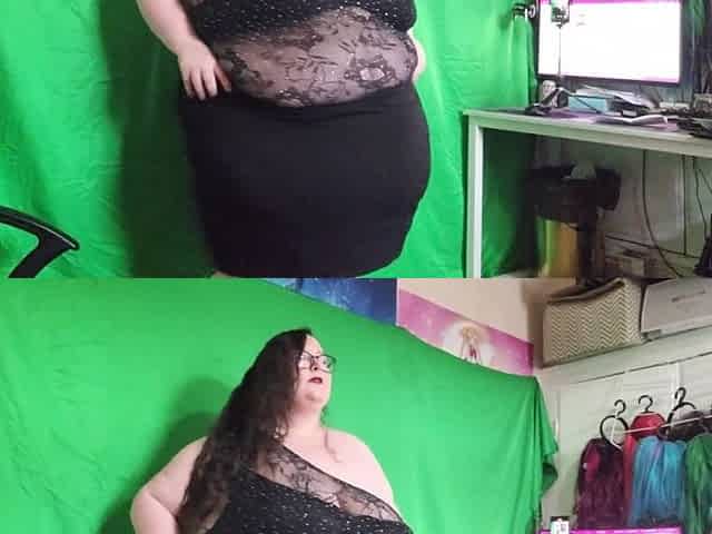 SSBBW Sensual Movements and Strip