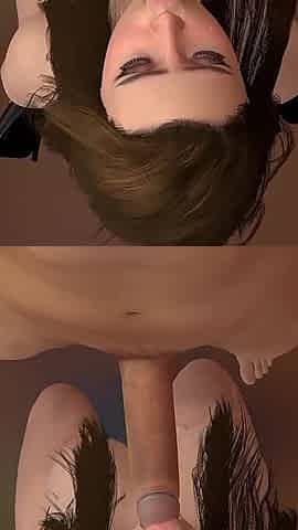 Point of View Busty Blonde Babe Hot Blowjob Titfuck & Mouth