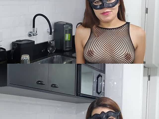 Brazilian Hotwife Sucks Stranger's Cock in Front of Her Husband