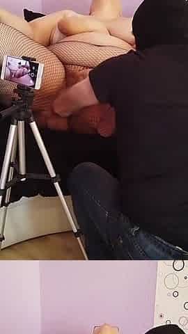 Real orgasm compilation - A blonde SSBBW's orgasms