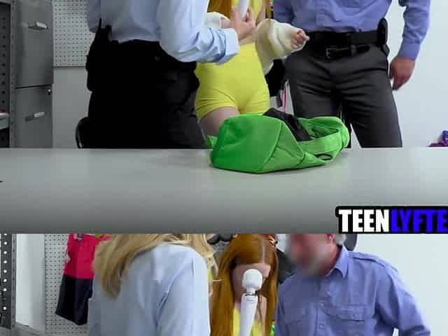 Ginger teen drilled by mall cop for stealing