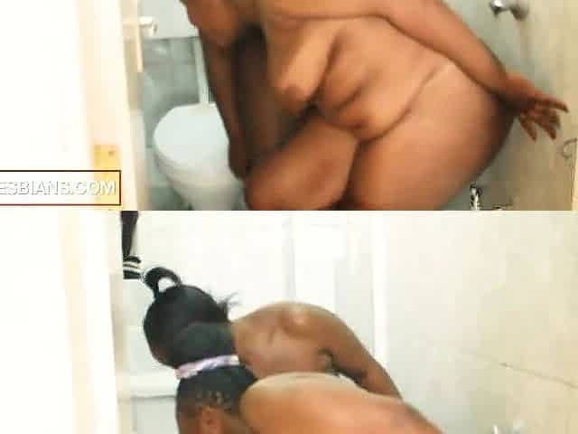 Those CURVY BLACK LESBOS go wild eating cunt in immodest AMATEUR bang