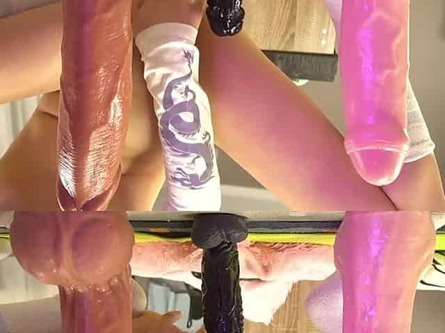Large Ebony Dick Enters Oriental Angel's Booty for the 1st Time