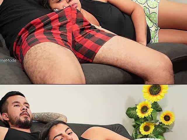 Stepsis Caught Stepbro With Boner and Helps Cum Quick!
