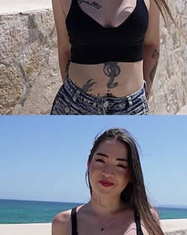 German Scout - Inked Latina Girl Melania Dark Pick up for No Condom Casting Fuck