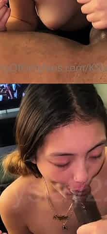 Amateur slut blowjob cumshot