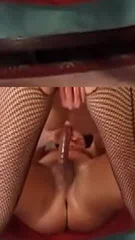 Blonde MILF in Fishnets Gets Pussy Eaten and Fucked Hard
