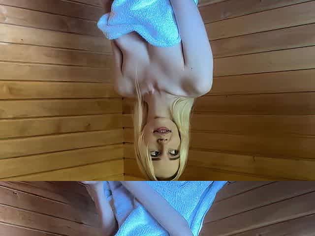 Hot Busty Blonde Teen Fucked And Creampied In Sauna