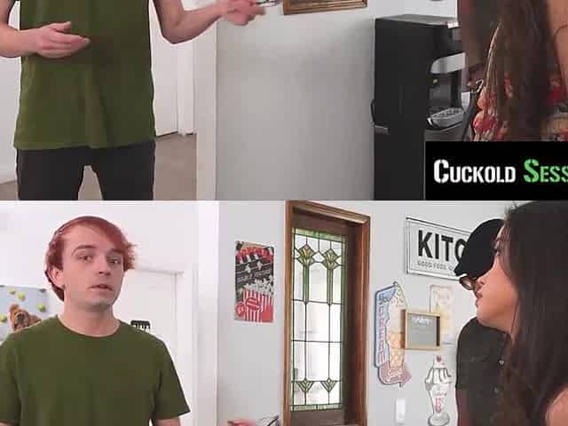 CuckoldSessions - Cuck Hunk Gets To See His EX Get Drilled Hard IN FRONT OF HIM