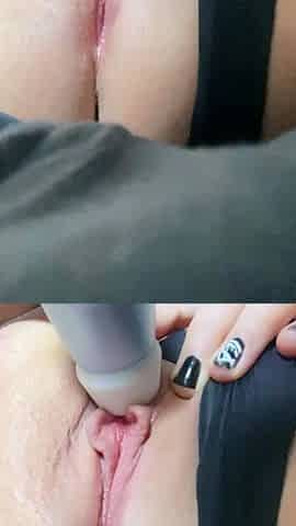 Teasing that clit until I orgasm