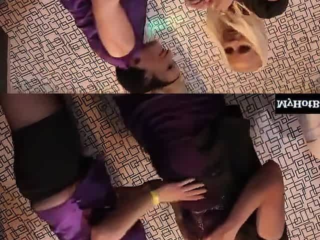 While She Gives Head, This Redheaded Party Girl Masturbates Herself And Soon She
