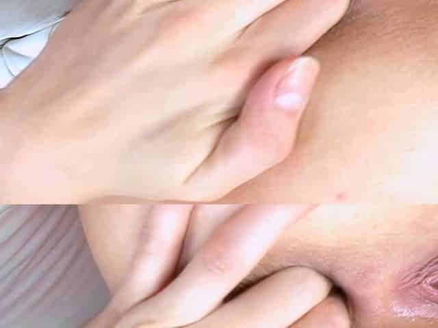 Skinny blonde gets anal fucked