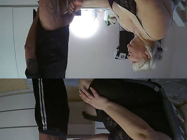 Fucking My Mother-in-law Deep in My Mouth to Cum