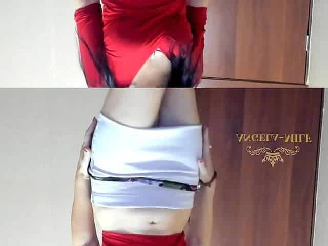 Concupiscent mother I'd like to fuck's playful dance for her fans / Angela-mother I'd like to fuck