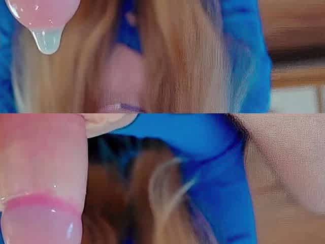 Stepsister practices putting on a condom, but loves to fuck