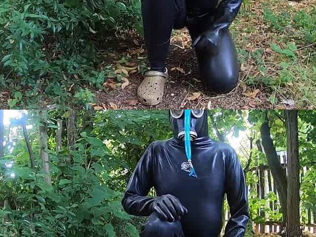 pleasure in the hazmat costume