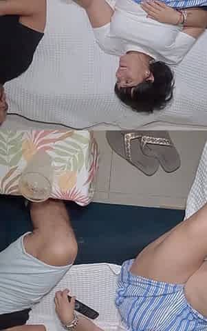 Stepmom Helps Stepson Empty His Balls and He Cums Inside Her Hairy Pussy