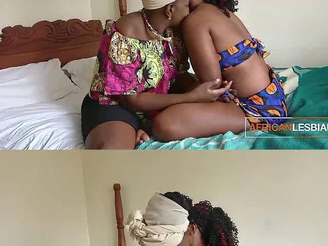 Large Butt Black Lesbo mother I'd like to fuck Introduces Neighbour To Romantic Vagina Eating