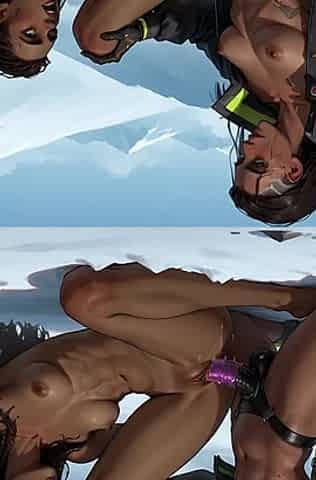 A Black Sweetie Gets on All Fours on a Snowy Mountaintop, Prepared for a Gigantic Chisel and Super-fucking-hot XXX