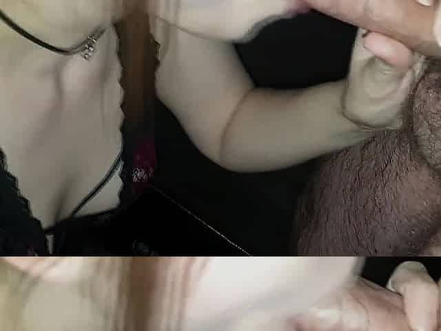 I Suck His Penis And This guy Screws Me Doggy Style (JIZZ FLOW)