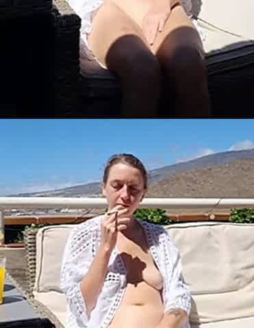She Likes Her Tits Out in Public