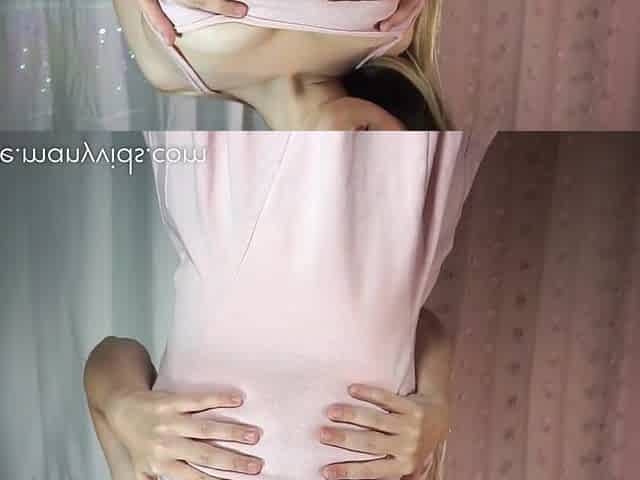 POV Big Natural Tits Try On/haul - Striptease