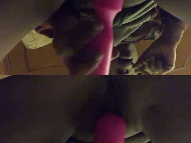 Smoking Black Babe Toys Her Pussy on Webcam