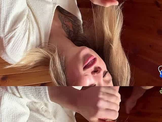 Perfect cowgirl riding until dual cum-shot with creampie. Russian fledgling POV, now with added horniness and sluttiness.