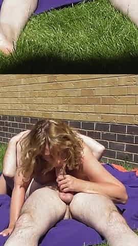 Garden Suck, 69, Fuck & Creampie