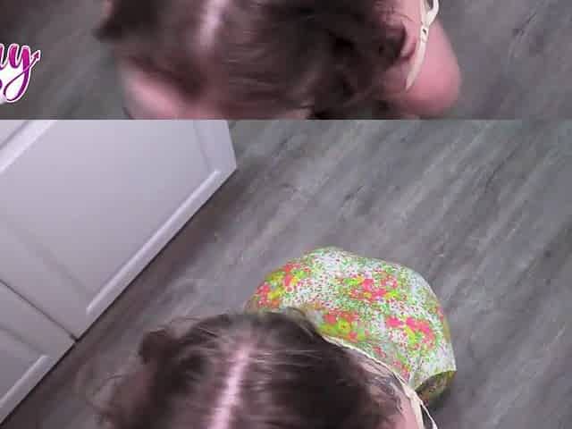 Counter Top Babysitter Sunny Daze Gets Her Gap Filled By The Boss