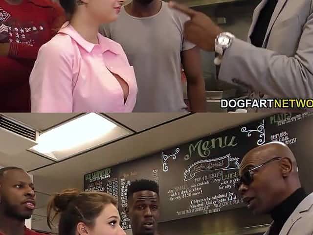 Waitress Elektra Rose Gangbanged By Black Customers