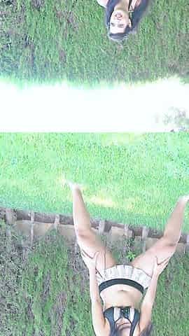 Carmina Ordena: Young Spanish Babe Carmina Ordena Peeing in the Garden