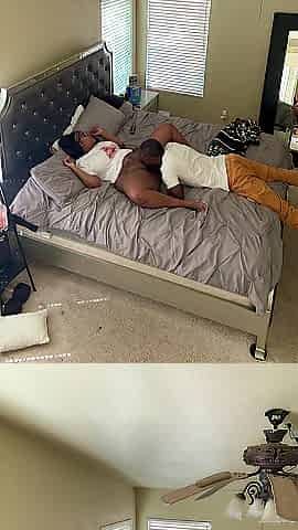 Surprised to watch what the bedroom camera caught!