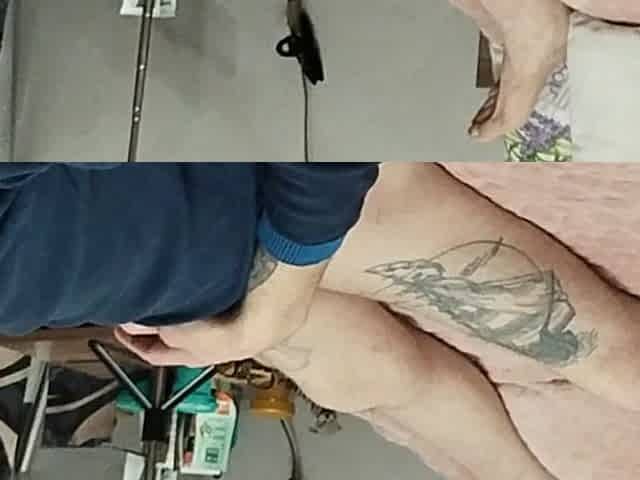 My Mother-in-law Interrupted My Masturbation by Making a Laminate and Swallowed the Sperm