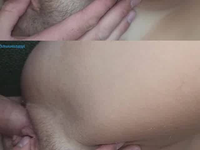 TEEN TWAT CLOSE-UP, white vagina juice appears on jock
